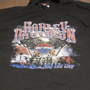 Men's Harley Davidson T Shirt Badlands 3XL NEW, NEVER WORN, MADE IN USA